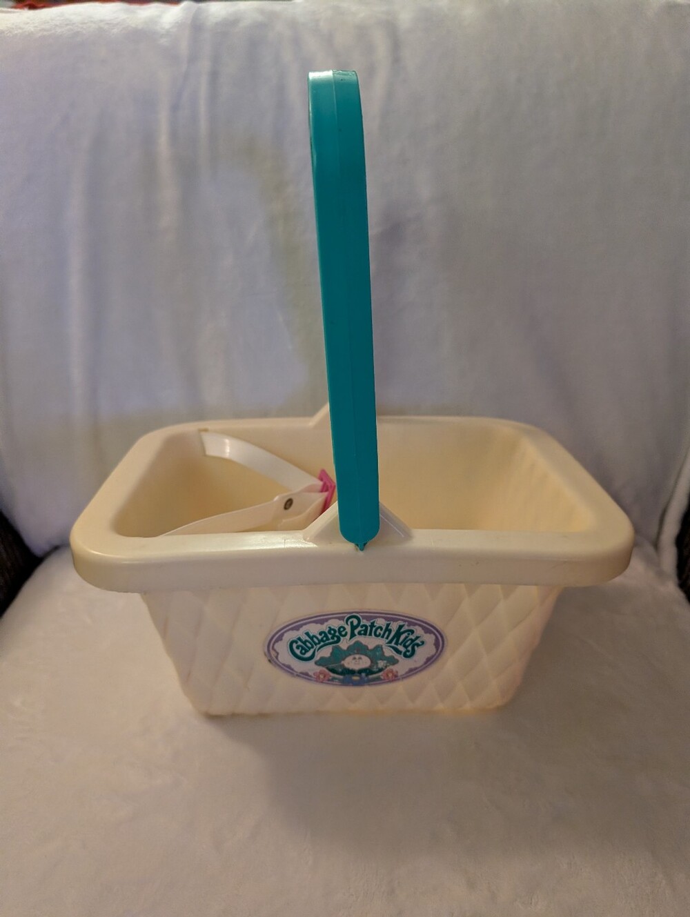 Vintage Cabbage Patch Kids "Big Wheel Bike Basket" with Strap - 1980s